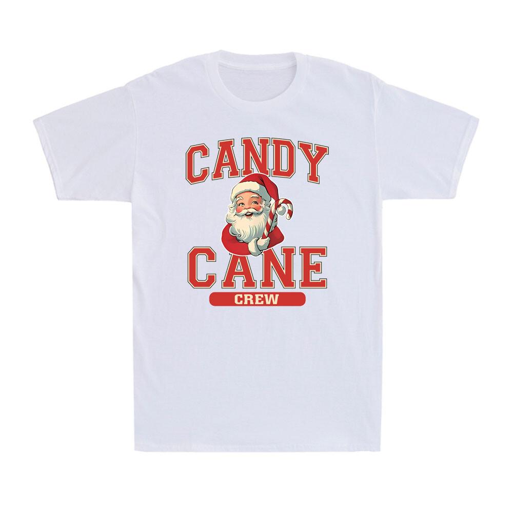 Candy Cane Crew Funny Santa Claus Family Christmas Party Gift Men s T-Shirt S