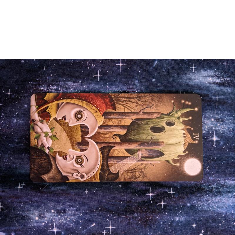 Deviant Moon Tarot Borderless Edition-Karten Tarot-Kartenspiele