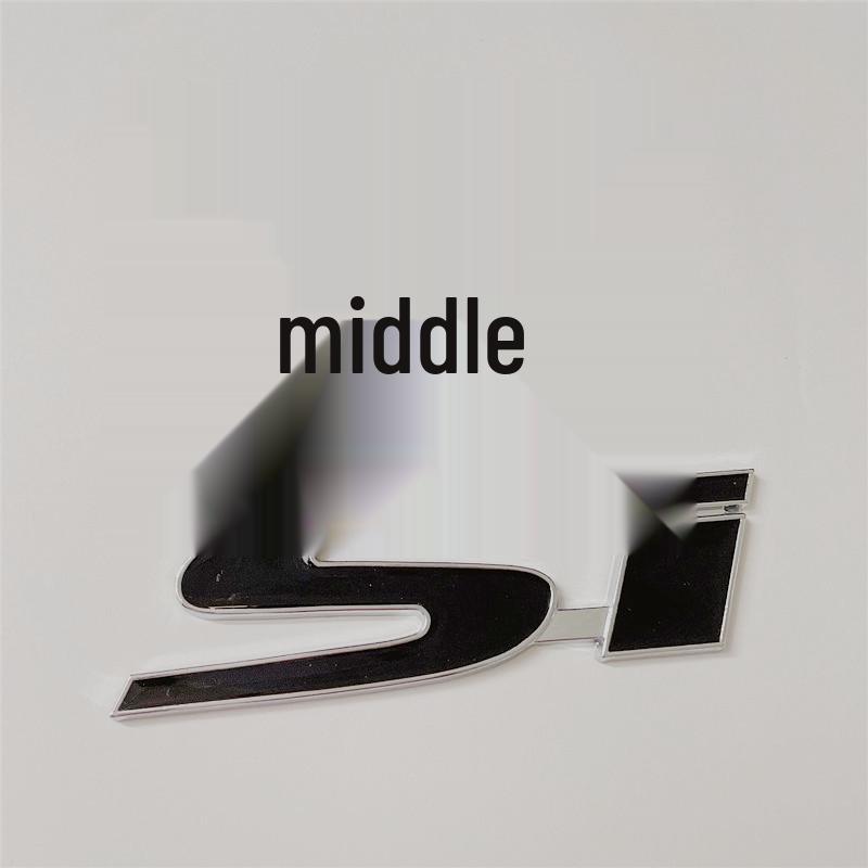 SI Metal Front Grille Car Logo Sticker