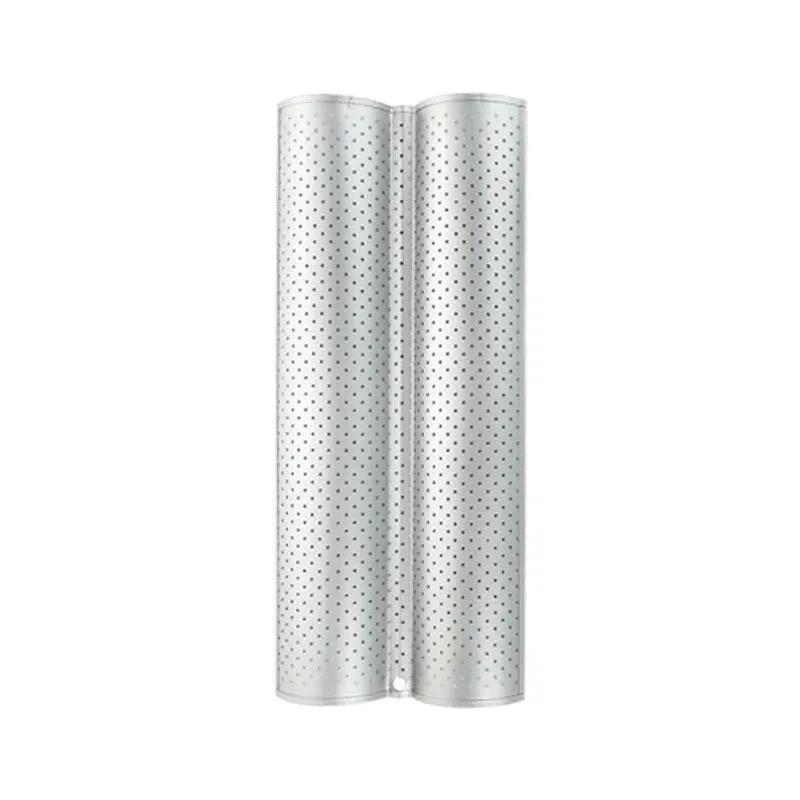 New 14.96x6.98x1.1 Inches 2 Waves French Bread Baking Tray Mold Loaf Tin Non-Stick Baguette Mould Cake Pan Pastry Tools for Baking Tray Mold