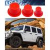 50 Pcs Automotive Cap Plugs Kit 0.11" to 0.53" Fit for AutoLine Pro, Autool, MR CARTOOL, OTC, Plastic Tapered Wide Thick Flange Hose Caps