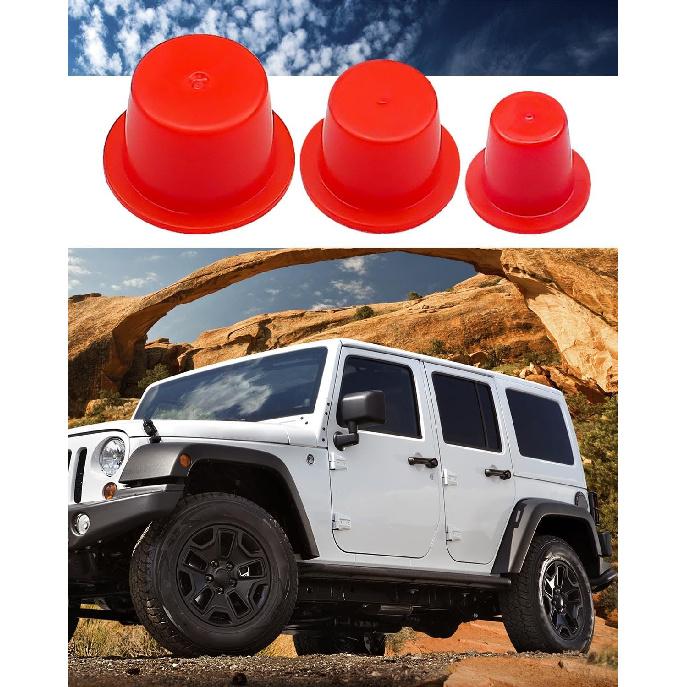 50 Pcs Automotive Cap Plugs Kit 0.11" to 0.53" Fit for AutoLine Pro, Autool, MR CARTOOL, OTC, Plastic Tapered Wide Thick Flange Hose Caps