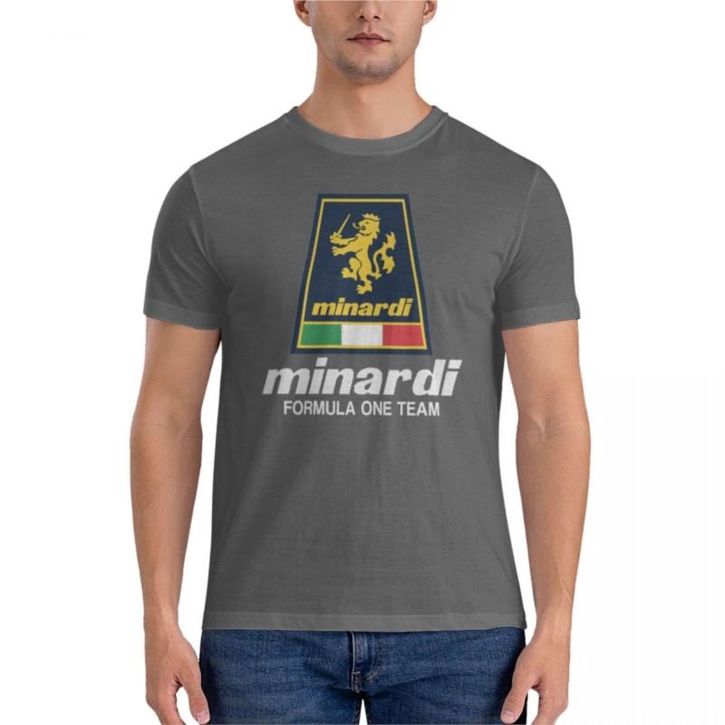 Summer Fashion T-shirt Men Minardi Racing Team Classic T-Shirt Mens Plain T Shirts Cute Tops Funny T Shirts