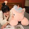 60-100 Giant Rainbow Unicorn Plush Doll Pillow Super Soft Cartoon Animal Unicorn Toy Home Decor Gift for Boys and Girls