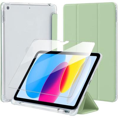 Case for iPad 11" - BOOLING - A16 - Reinforced Silicone - Tempered Glass - Green