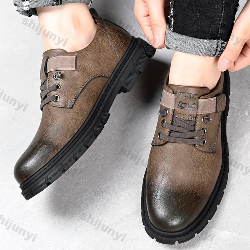 Повседневная обувь Британские кроссовки на платформе Туфли на плоской подошве — фото 6