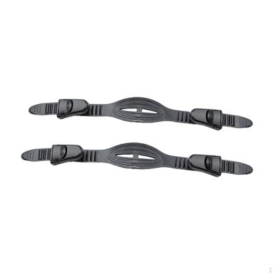 2 Pieces Fin Flippers Strap Replacement Straps Diver Flipper Holder Footwear Heel Scuba