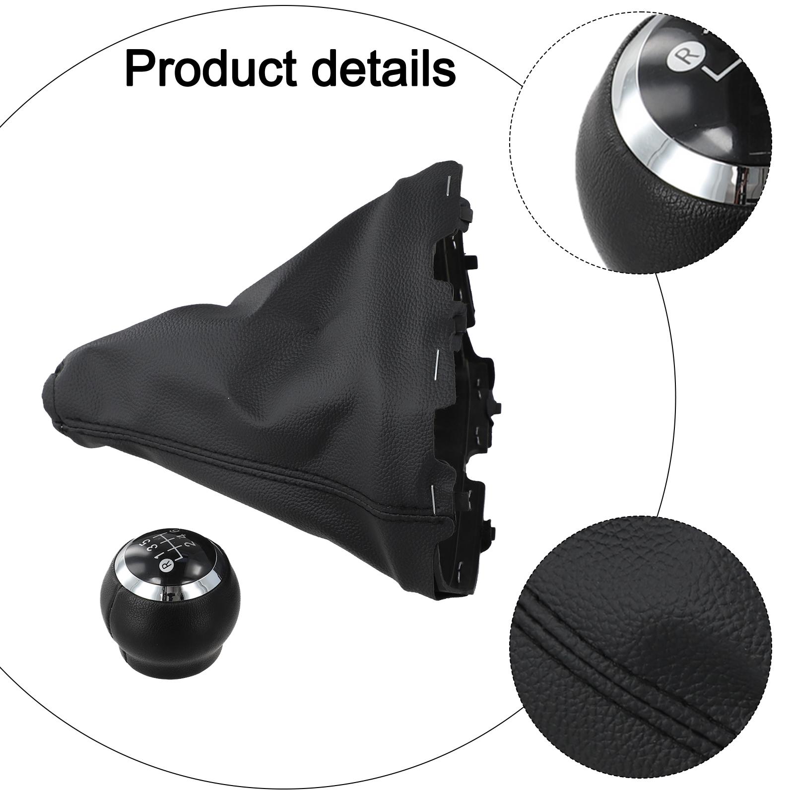 Shift Knob Cover Leather Gear Shift Knob Car Interior Upgrade Stylish Car Shift Cover Gear Shift Knob Smooth Gear Changes China Mainland