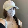 Sunscreen Hat Summer Female Sunshade UV Protection Empty Top Vinyl Shell Hat Large Brim Sunshade Face Outdoor Cycling Hat
