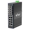 Huigu Industrial Gigabit Fiber Optic Transceiver Switch