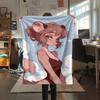 1 Pezzo Coperta in Flanella con Stampa Cartone Animato, Alta Qualità Confortevole per Tutte le Stagioni, Decorazione per la Casa, Calore e Comfort, Perfetta per Regalo di Natale Compleanno