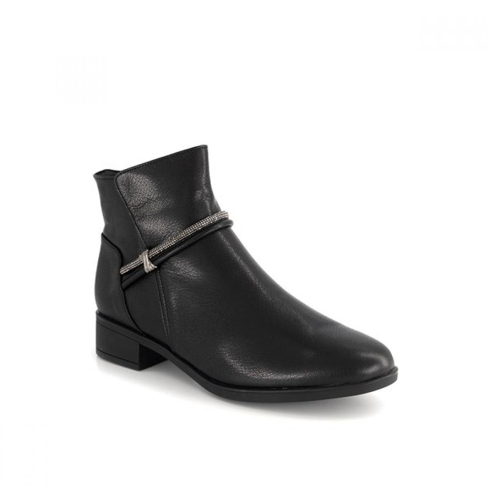 DakS Women S Comfort Cubic Decor Ankle bootS Dlb503ga10  Black 250/black (GA10)