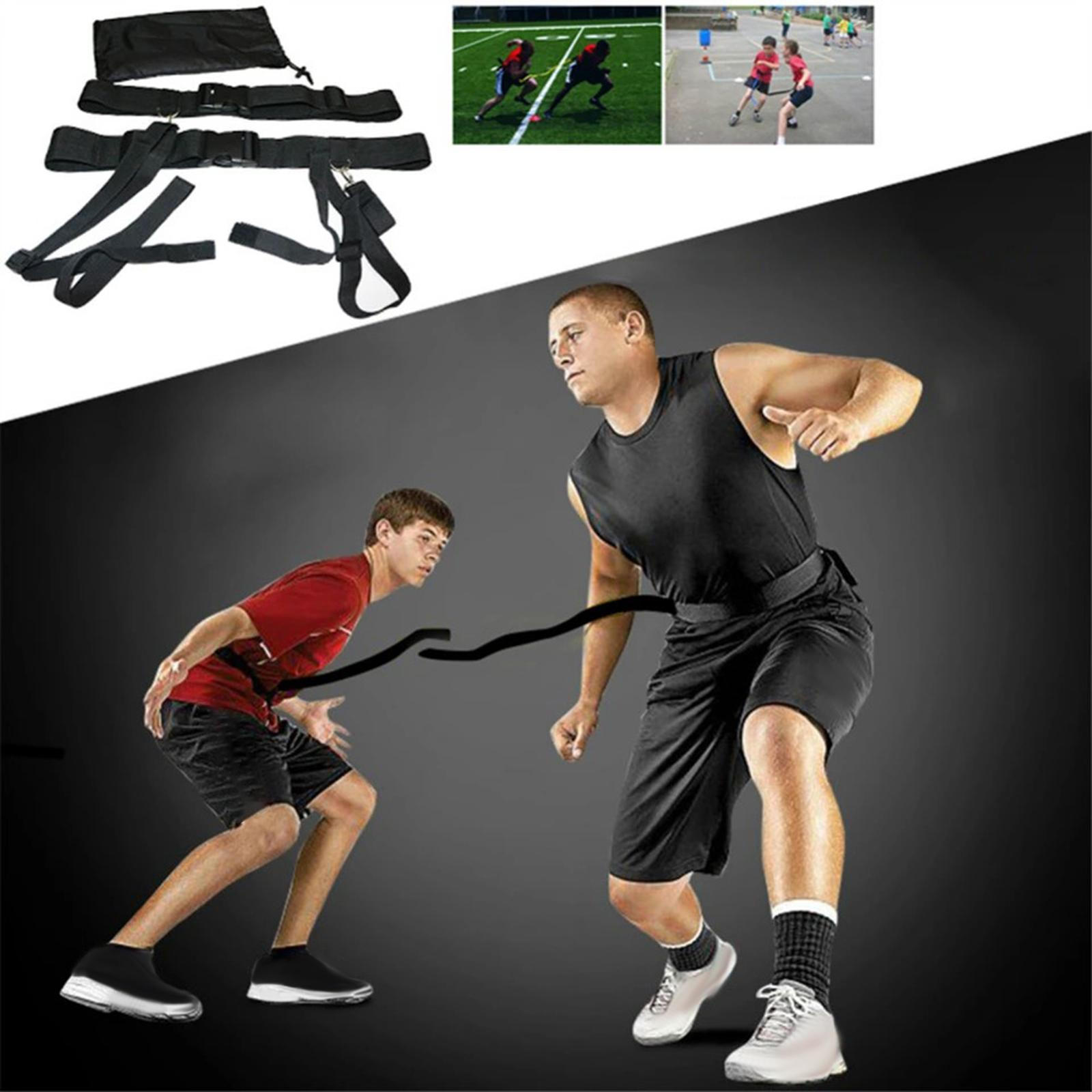 Agility Belt Basketball Football Waist Practice with Storage Bag Evasion for Kids Adults