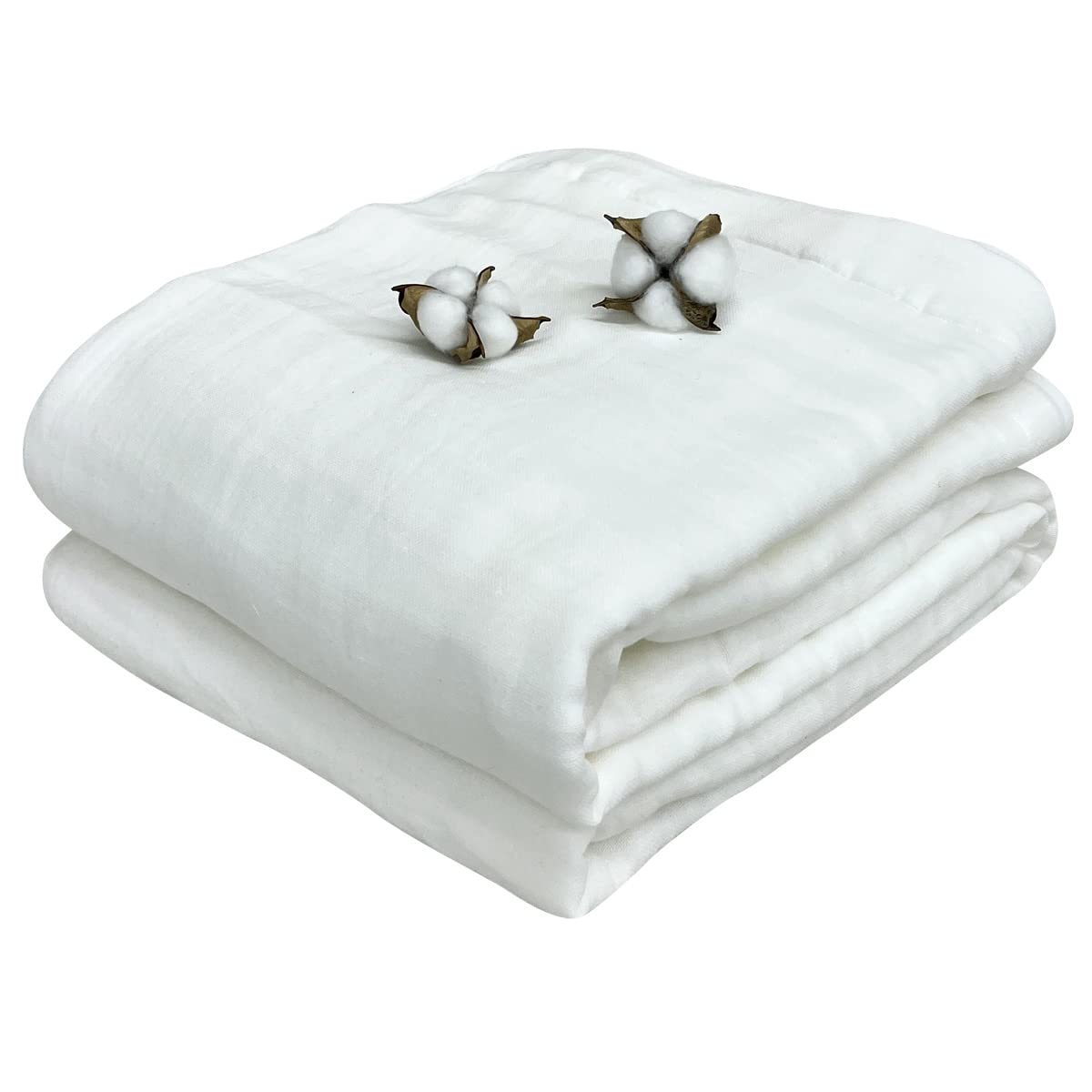 

Rivere Марля Однослойное Мягкое Полотенце Летнее Легкое Одеяло Одеяло, 8-слойная Марля, Размер, 100% Хлопок, Одеяло, Одеяло, Плед, (белый) белый