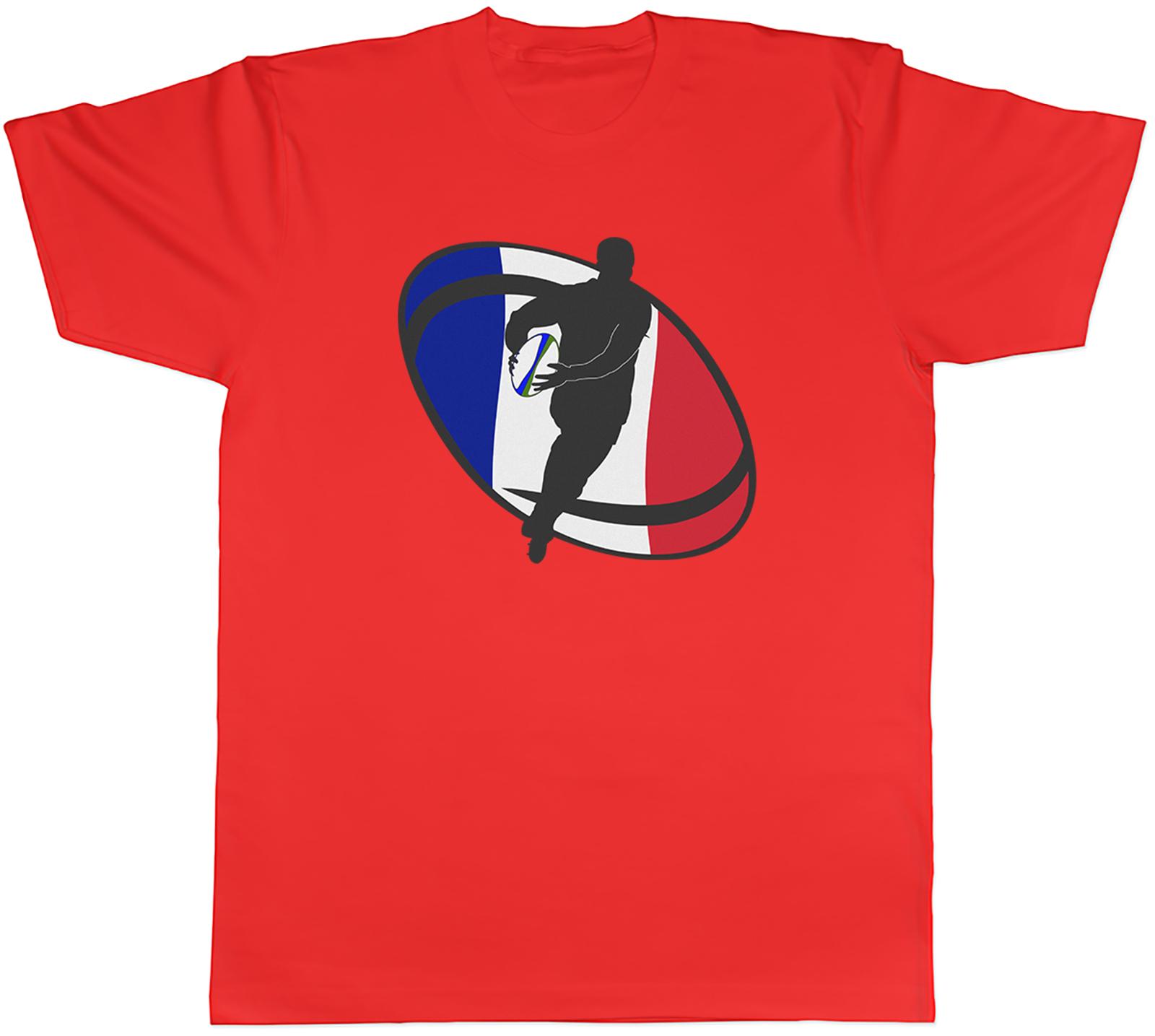 Rugby France Mens Unisex TShirt Tee S