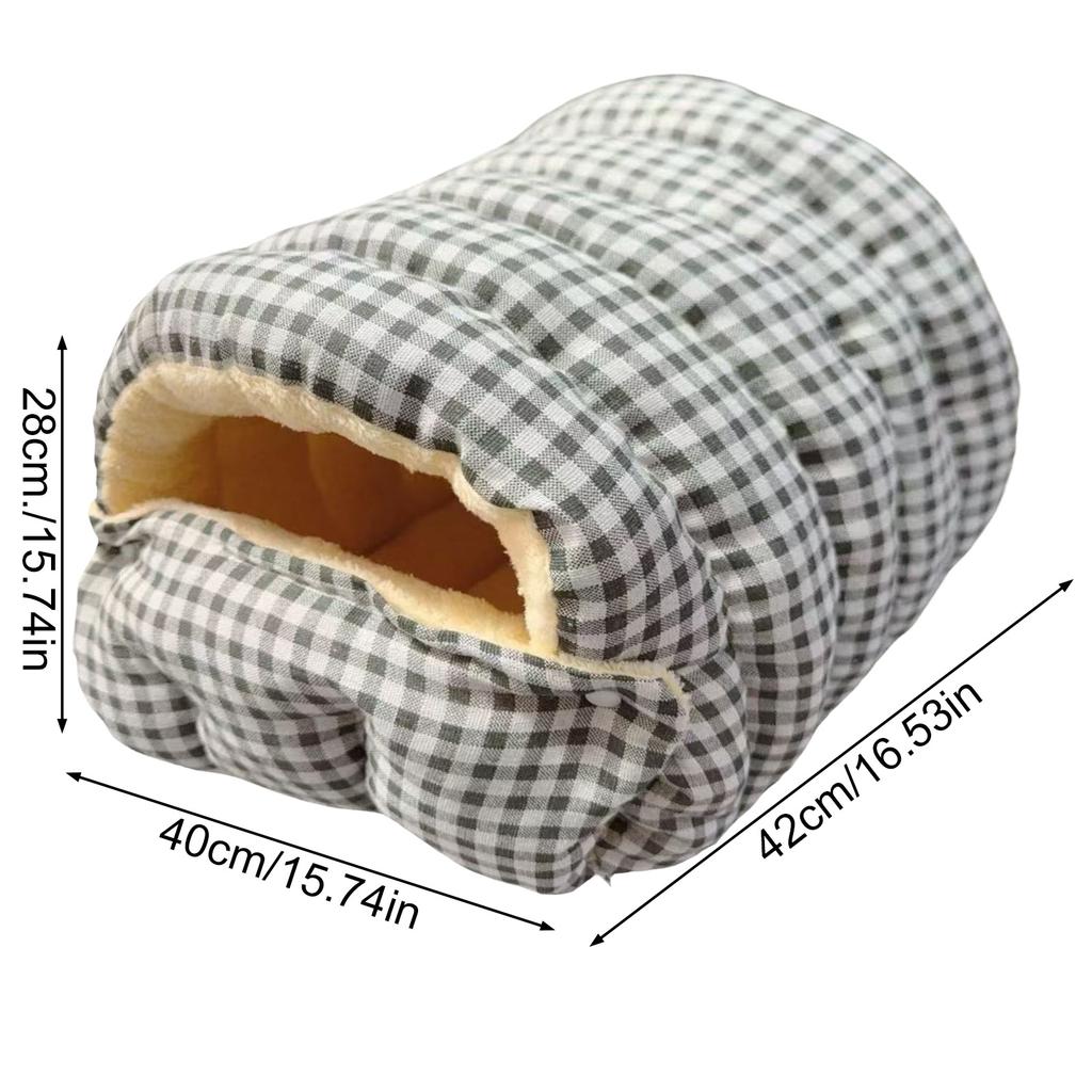 Căsuță Paturi Animale de Companie Pluș Moale Închisă Lavabilă Pat Animale de Companie Fund Îngroșat Termic Cald Confortabil Cuib Animale de Companie Pentru Câini Mici Medii Pisici