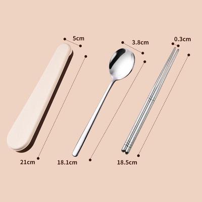 UTO Portable Spoon and Chopsticks Set