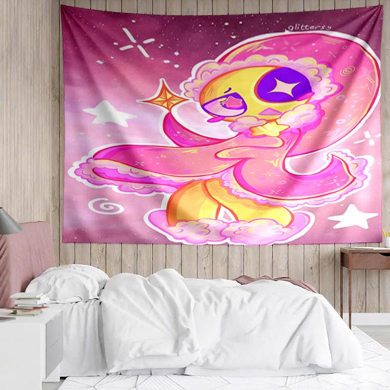 1PC Colorful Cartoon Dandy Tapestry Accessories Playroom Tapestry, for Bedroom,Livingroom, Dormitory Room Wall Decor Fan Birthday Gifts