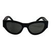 Saint Laurent Occhiali da Sole Cat Eye Monogramma Lucidi Neri da Donna SL-M94001