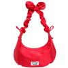 Fashionable Pleated Cloud-shaped Bag, Large Capacity Dumpling Bag, Diagonal Crossbody Bag