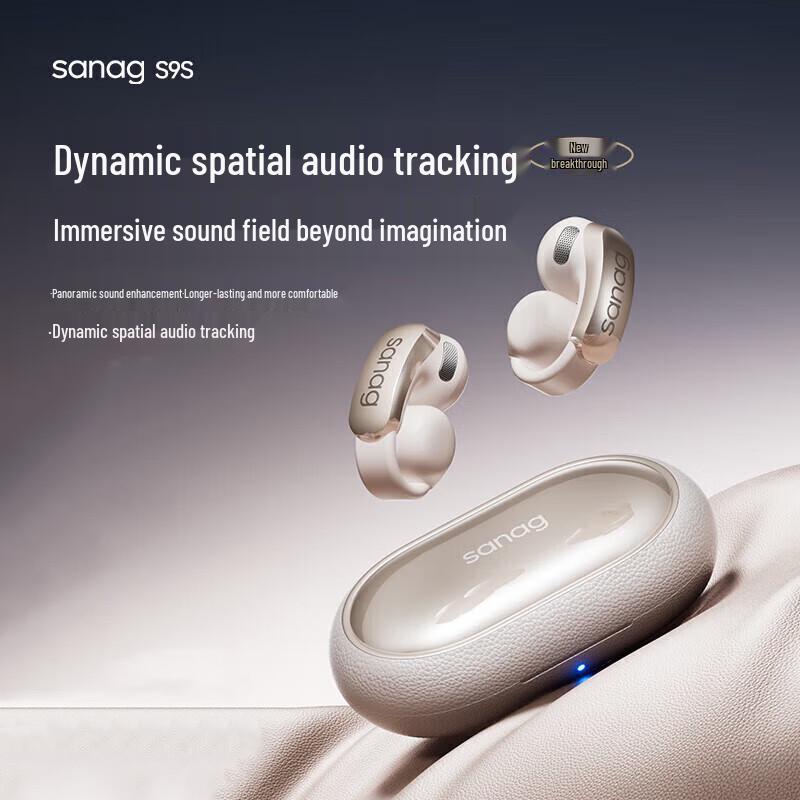 

Saina S9S AI Bone Conduction Open-Ear Wireless Sports Headset