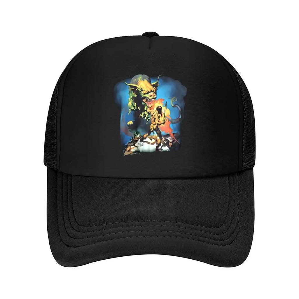 Monster Battle Anime Action Design Mesh Baseball Cap