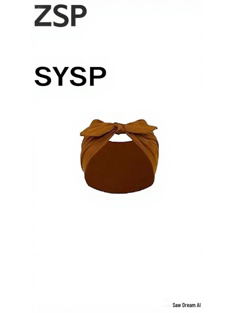 Solid Color Bow Headband for Sports, Fashion & Makeup
