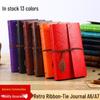 Creative Retro Loose-Leaf Ribbon Binder and Notebook Diary
