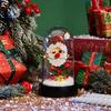 LED Glowing Christmas Snow Scene Ornament - Creative Plastic Tree Cover Decoration