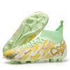 Chaussures de Football Homme Sports Fg/Ag Crampons Longs Adulte Gazon Artificiel Durables Entraînement Chaussures Spécifiques Montantes Chaussures Antidérapantes
