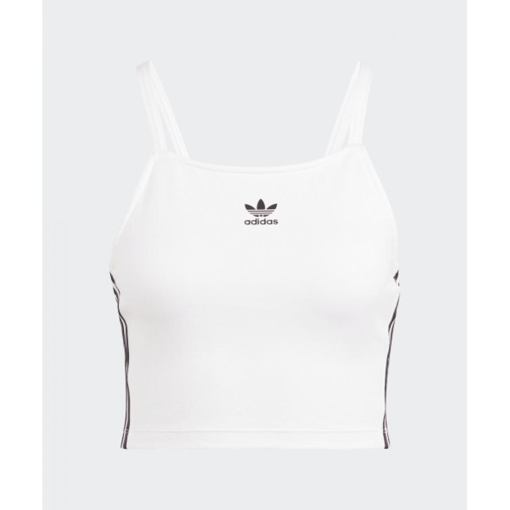 Adidas 3s Crop Top White In8377