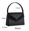 SUNSPOT Women's Black Formal Handbag, Lightweight and Elegant, Perfect for Mourning, Funerals, Graduations, Entrance Ceremonies, Weddings, School