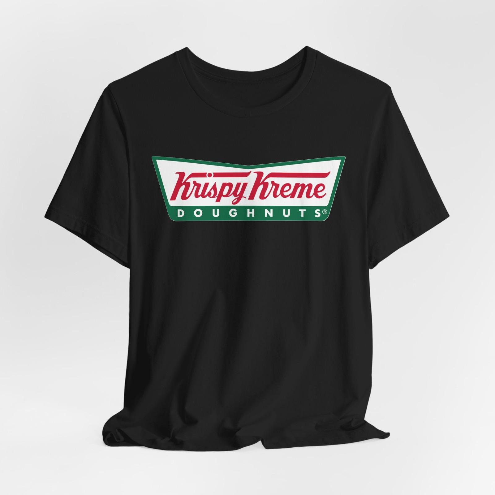 Krispy Kreme Doughnuts Logo Unisex T-Shirt Black Navy S-5XL S разноцветный