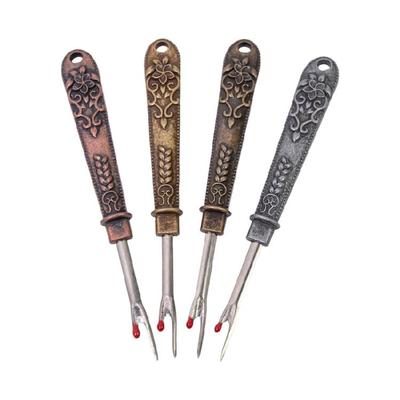 2Pcs Seam Rippers Sewing Positioning Tape Set Stainless Steel Thread Unpicker Thread Remover Tool for Embroidery Sewing