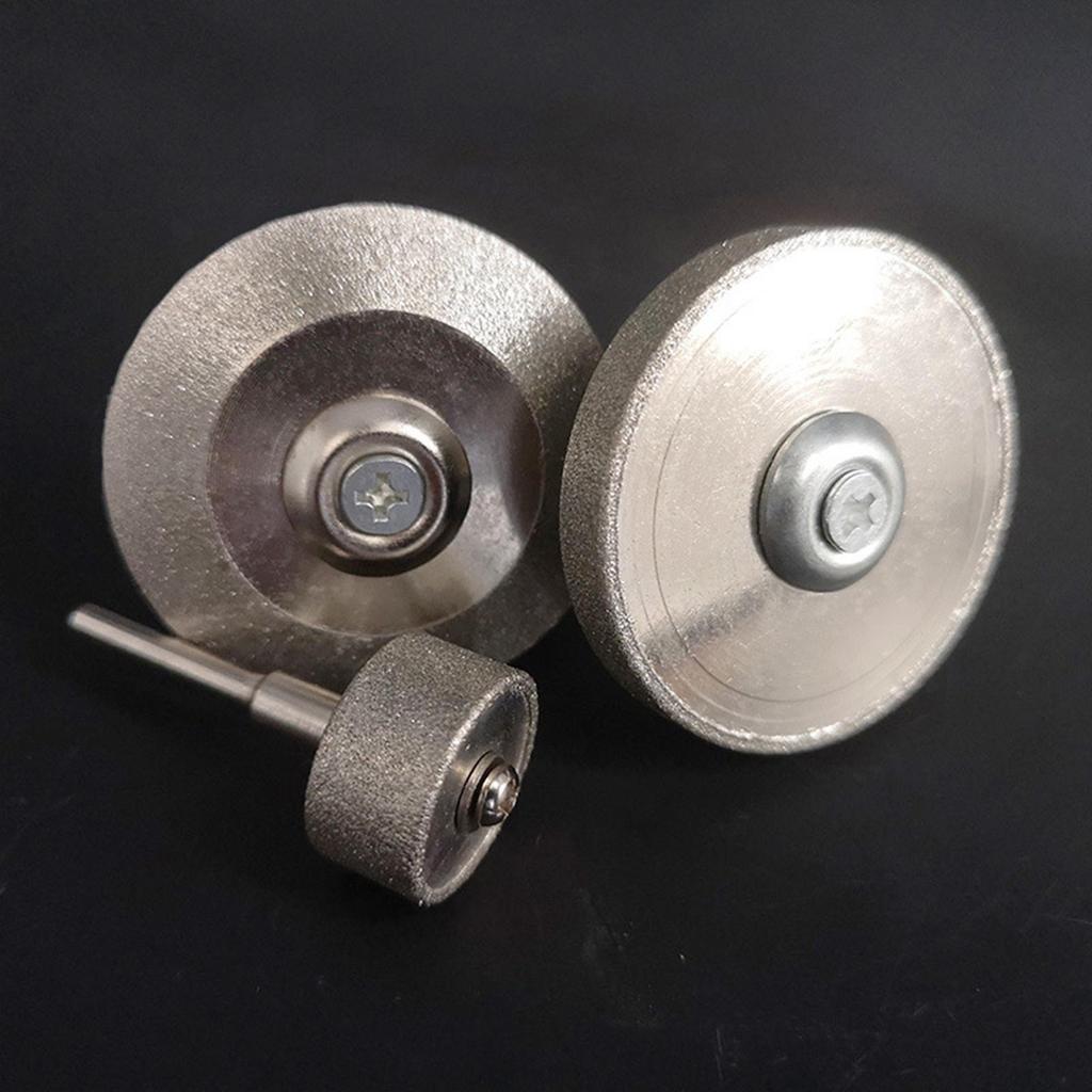 1Pc Diamond Grinding Wheel Drill Bit Multiuse Practical High Hardness Carving Grinding Sanding Bit for Precious Stone Tungsten Steel