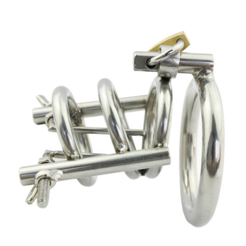 Male Urethral Lock Dilatator Chastity Device Cock Ring Penis Cage - Dilatation Penis Lock for Adult Entertainment