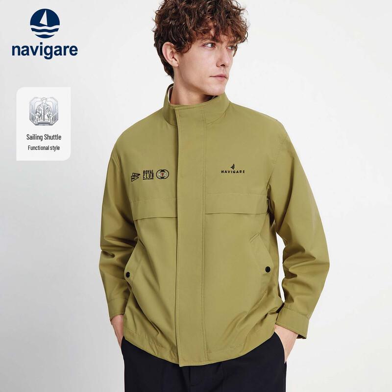 Navigare Men's Stand-Up Collar Casual Jacket