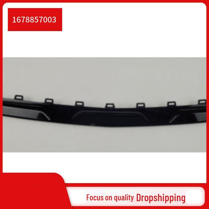 1678857003 Přední lišta nárazníku v lesklé černé pro Mercedes-Benz W167 GLE 350