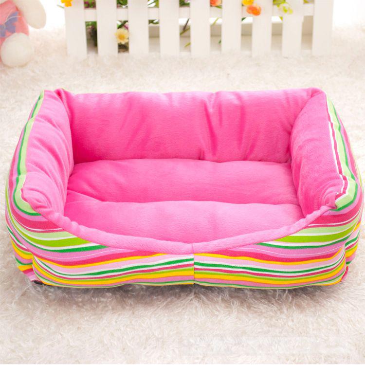 Warm Candy Color Pet Bed: Fast Delivery for Cats & Large Dogs