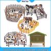 Cross-Border Simulation Poultry Breeding Cage and Farm Fence Model Accessories