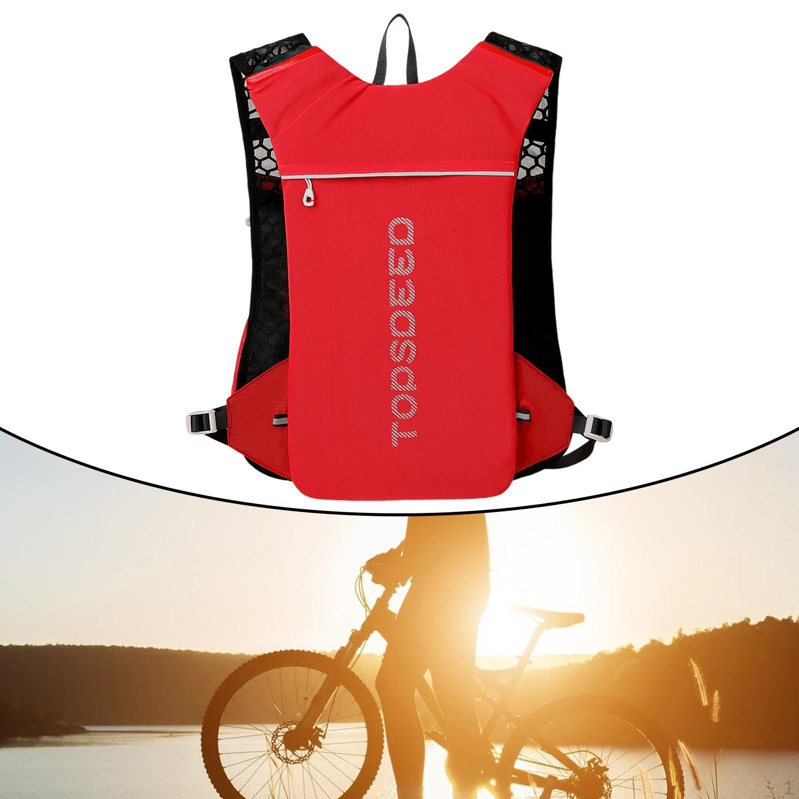 

Беговой жилет рюкзак для дневного использования декоративный рюкзак для бега рюкзак для велоспорта на открытом воздухе красный