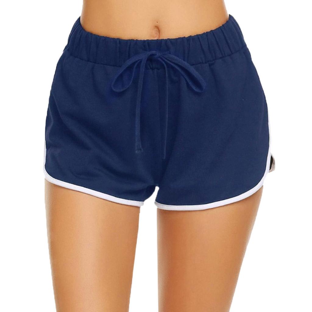 Women's Fashion Leisure Summer 2022 Sports Running Drawstring Pocket Shorts Pants