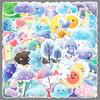 50 Original Mood Weather Stickers: Cartoon, Hand-Painted, Childlike Fun for Water Bottles, Suitcases, Journals (50 Sheets)