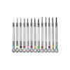 Set de 13 șurubelnițe de precizie 0,6-2,0 mm Oțel cu duritate ridicată Kit de reparare Micro Cruce pentru ceasuri ochelari bijuterii