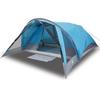 Vidaxl Family Camping Tent 6-person Waterproof Blue