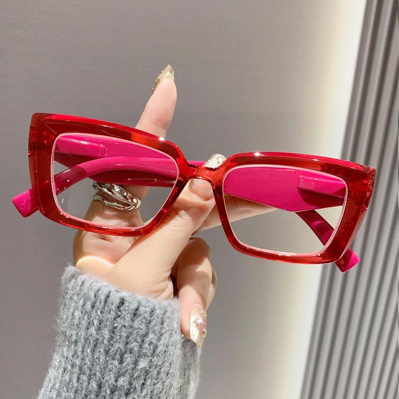 Men's New Classic Square Frame Blue Light Blocking Presbyopia Glasses Women's High-definition Fashion Reading Glasses+1.0 To+4.0