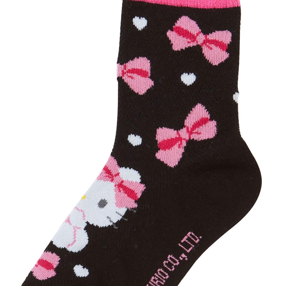 Sanrio Socks Sizes Hello Kitty 455288 Kids' (3-Pair Set), 16-18cm, Character,