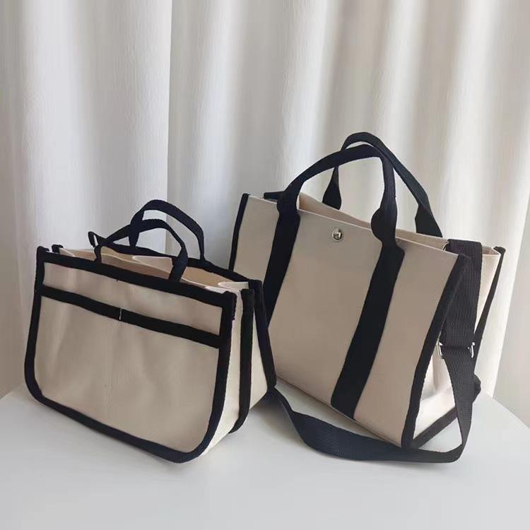 New Canvas Bag Shoulder Messenger Bag Large Capacity Multi-function Bag