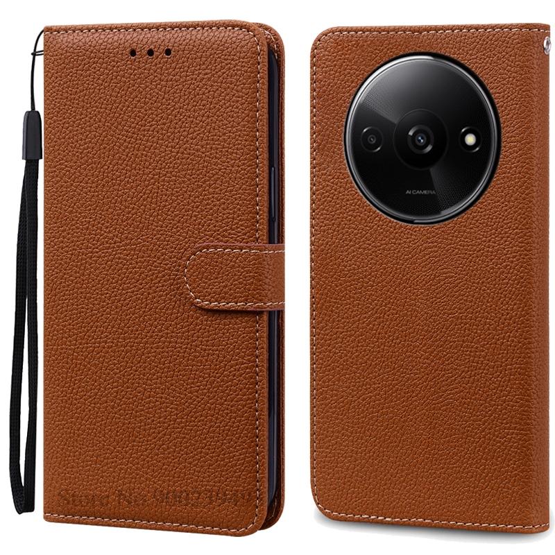 Für Redmi A3X Fall Leder Flip Brieftasche Abdeckung Für Xiaomi Redmi A3X Fall Buch Brieftasche Abdeckung Für Redmi A 3X A3X Fall Coque Fundas