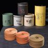4-Hour Sandalwood & Mugwort Coil Incense (120 Pcs) with Burner - Indoor Long-Lasting Scent & Toilet Deodorizer
